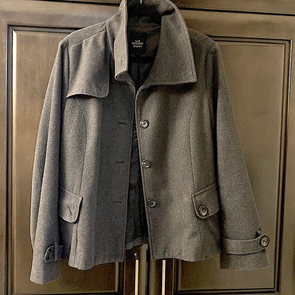 Lady Hathaway wool blend pea coat